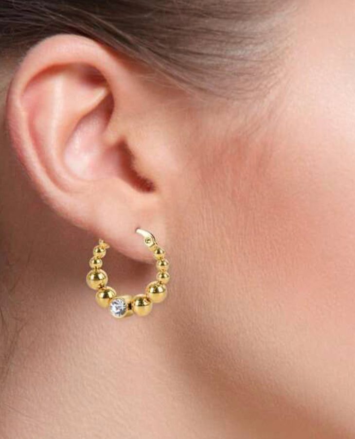 PANTALLAS EN STAINLESS STEEL DORADO CON ZIRCONIAS