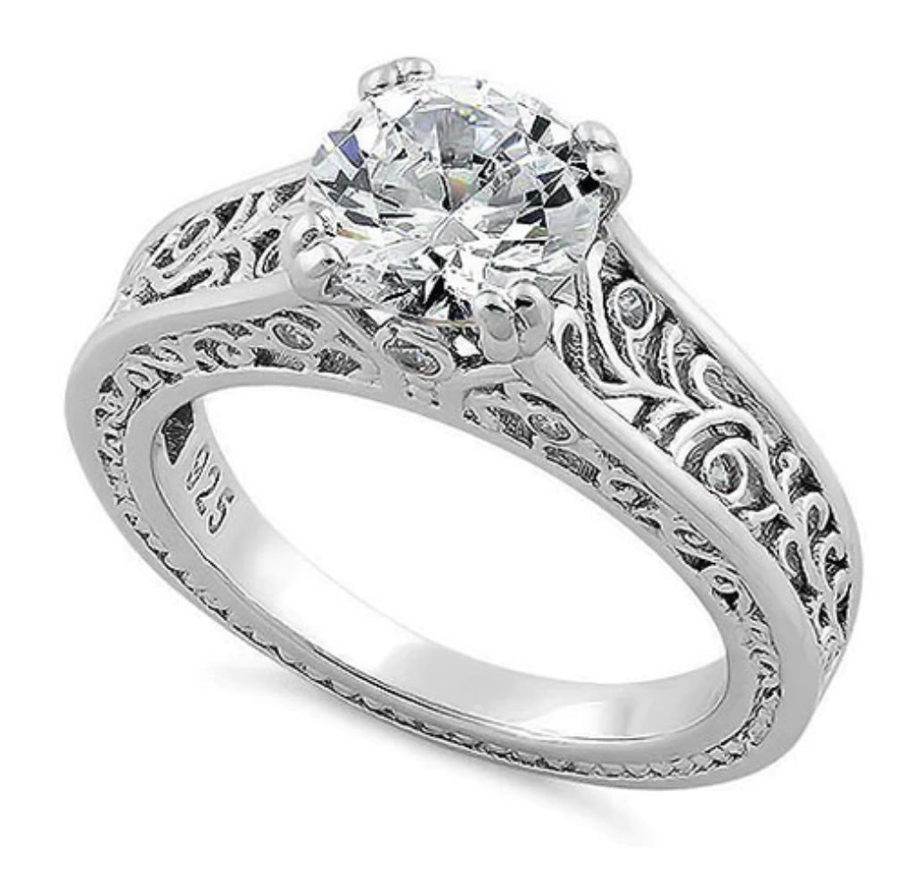 SORTIJA EN STERLING SILVER 925 CON ZIRCONIA