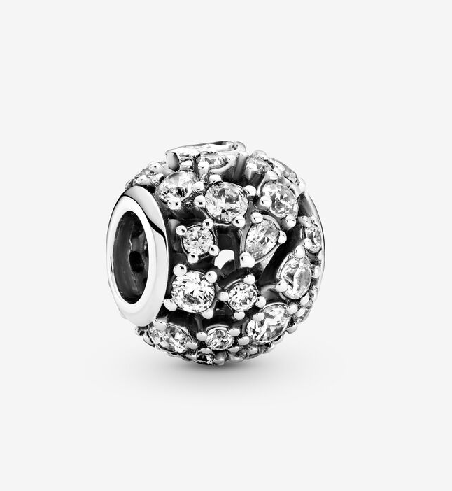 SPARKLING ROUND PAVÉ CHARM