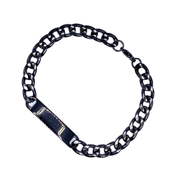 PULSERA EN STAINLESS STEEL NEGRO