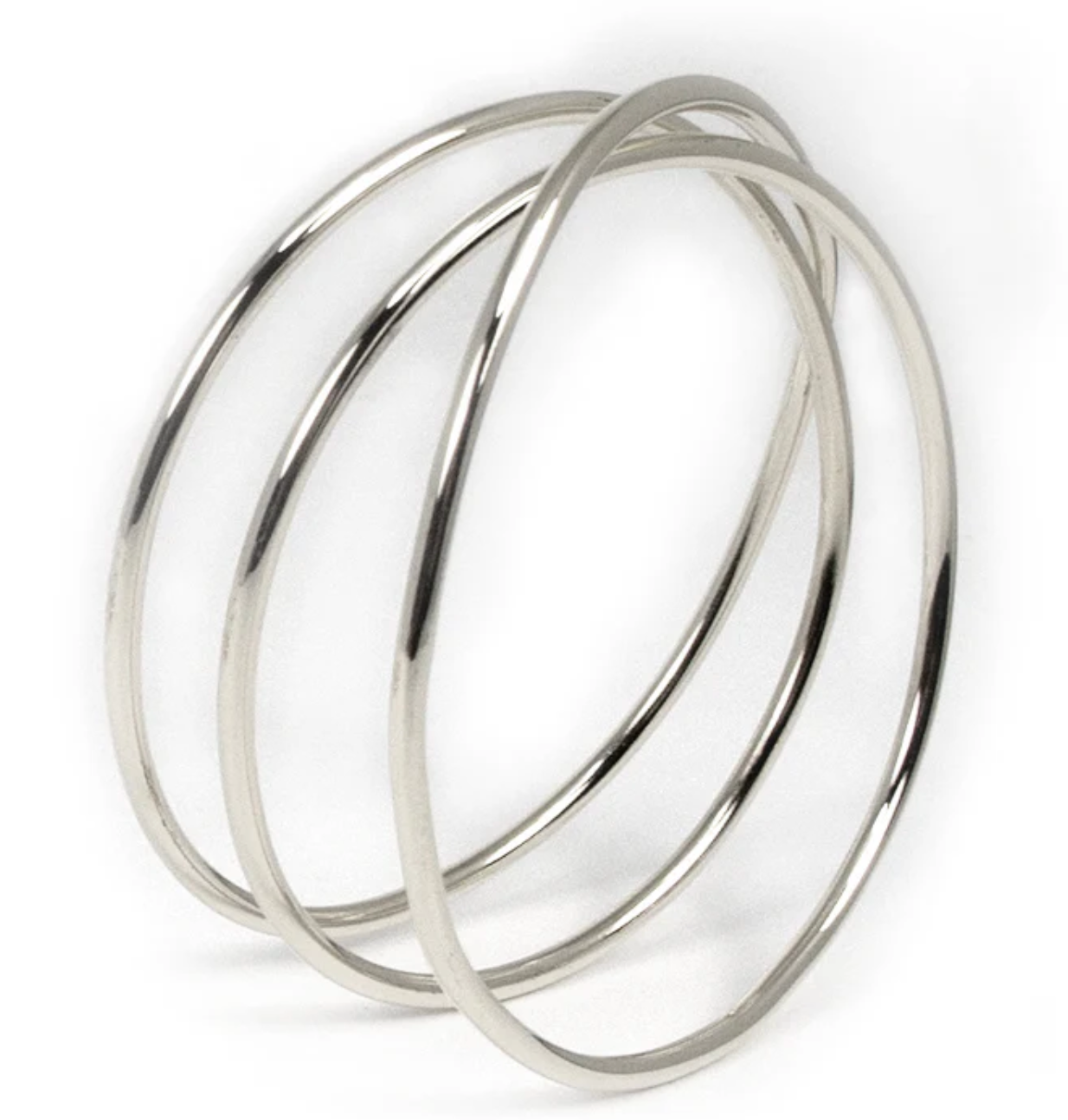 STAINLESS STEEL THIN BANGLE TRIO